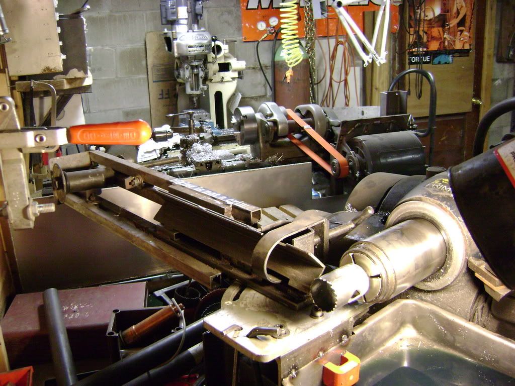 building a custom pipe coping machine